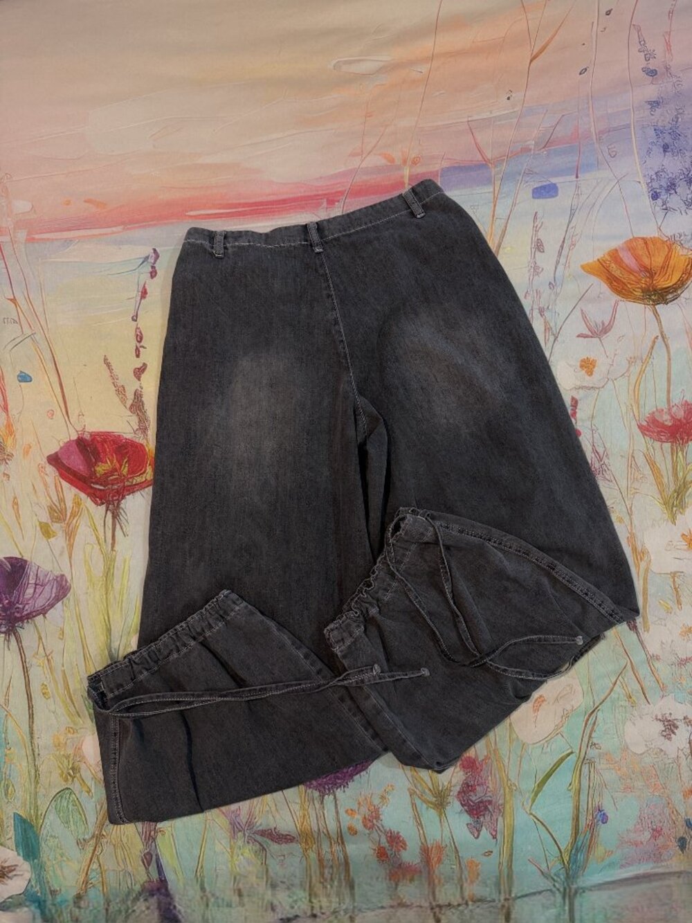 🖤 Easel Black Mineral Washed Balloon Leg Jeans – Size M 🖤✨ - Picture 6 of 10